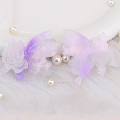 FS4798- 45mmx50mm Flower, Butterfly, Luminous Charms Patches