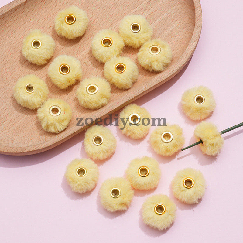 FS2081--Plush Spacer Beads Fit For Beadable Pens