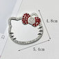 [KM5416]- 54mm*48mm HK Kitty Metal Alloy Mirror Charms