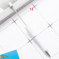 [KM2342]- 10 Pieces/Bag Solid Color Plastic Regular Beadable Pens