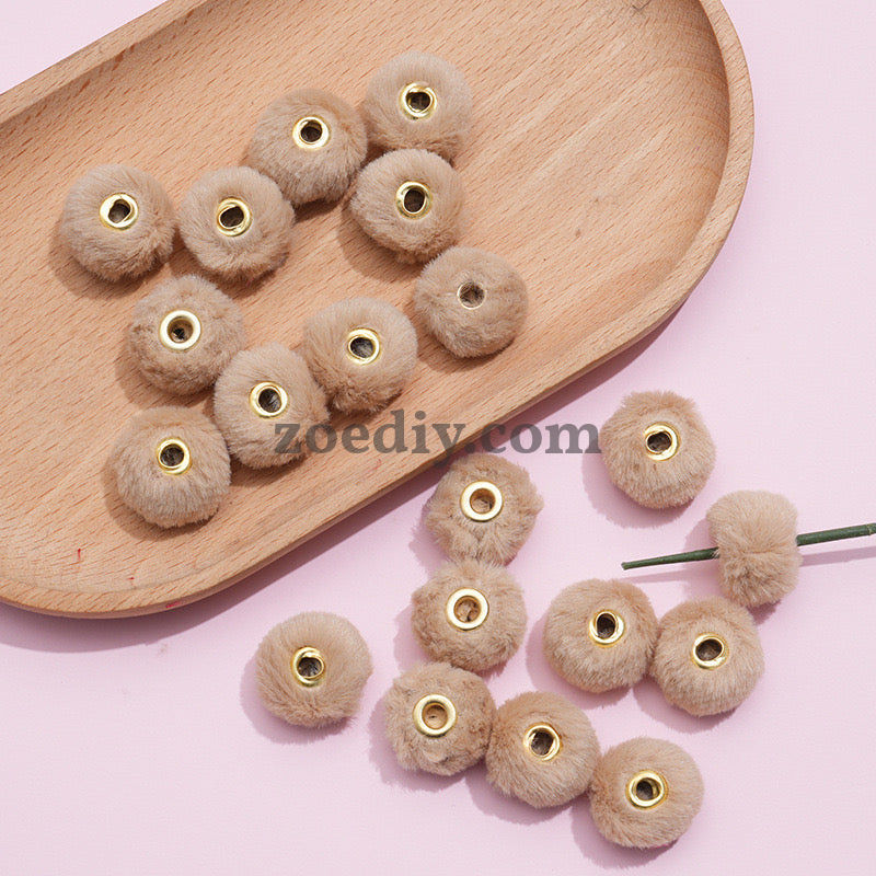 FS2081--Plush Spacer Beads Fit For Beadable Pens