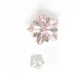 [KM3629]- 21mm 5枚の花びらフラワーメタルチャーム、5枚の花びらハニーサックルアイダイヤモンド合金パッチチャーム
