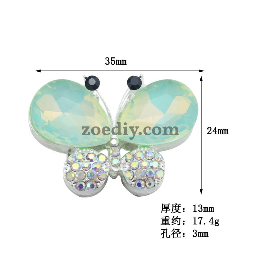 FS1619-36MM Butterfly Metal Beads Fit For Beadspen Bead