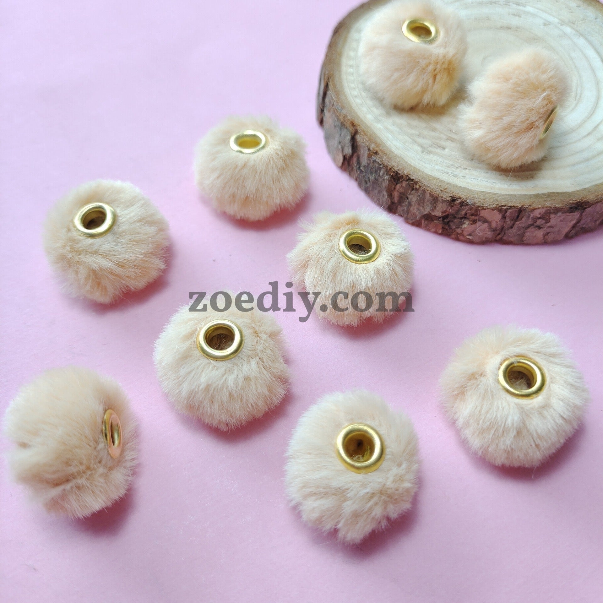 FS2081--Plush Spacer Beads Fit For Beadable Pens