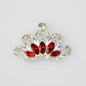 [KM4439]- 30mm*42mm Crystal Diamonds Crown Alloy Charms