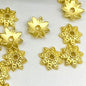 [KM1322]- 10mm Sliver 8 Petals Flower Spacers Stand, Fit For Beadable Pens