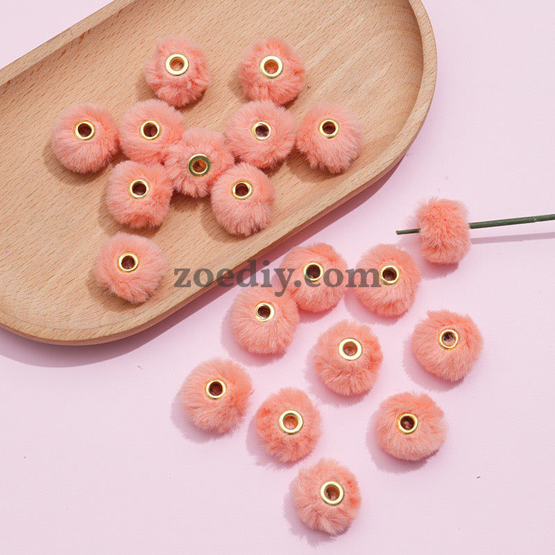 FS2081--Plush Spacer Beads Fit For Beadable Pens