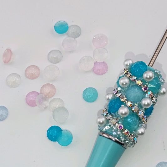 FS1052- 6Mm Fine Glitter Semi-Circle