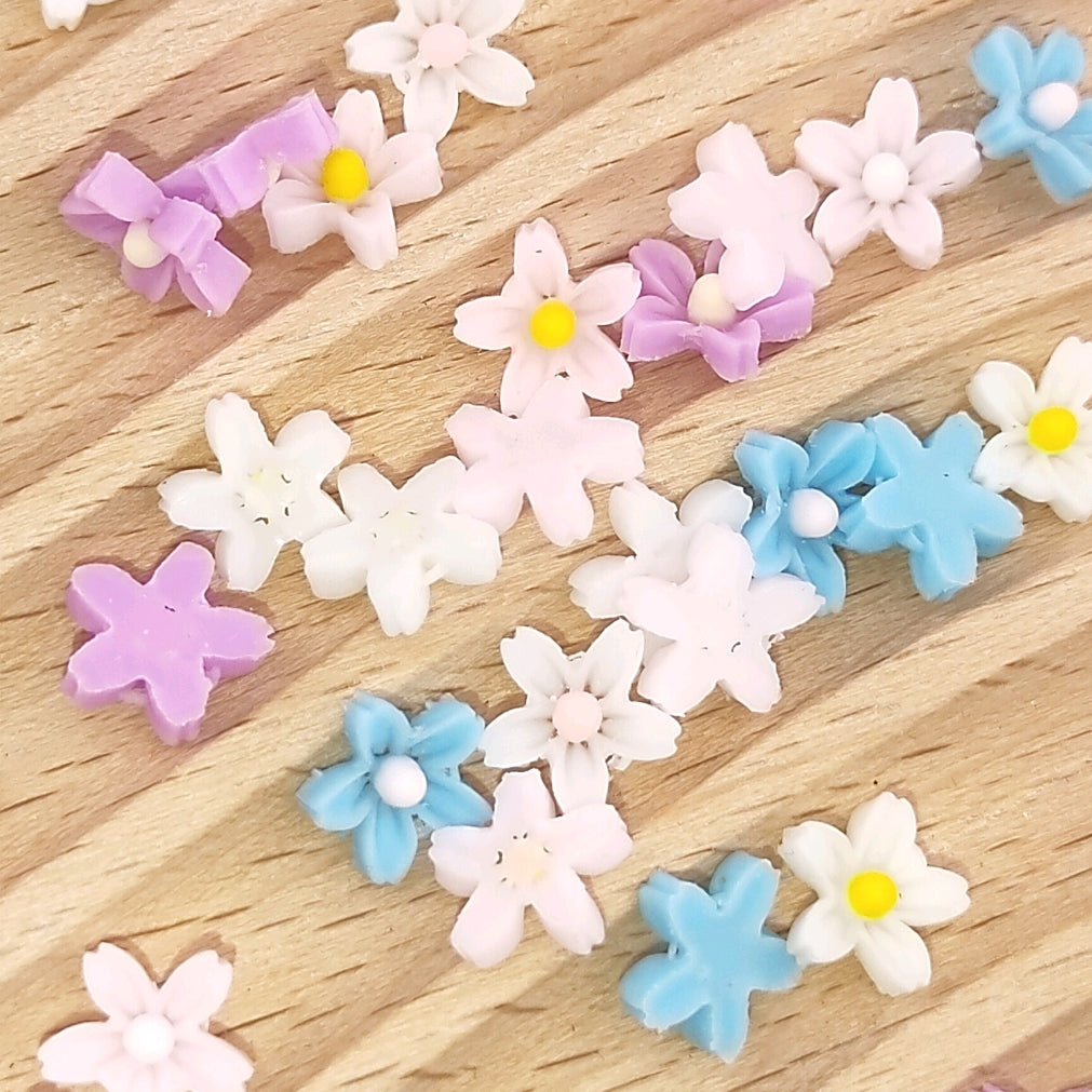 7MM Mixed Color Mini Daisy Flower  For Making Fancy Pen