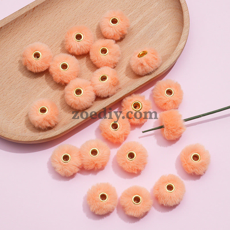 FS2081--Plush Spacer Beads Fit For Beadable Pens