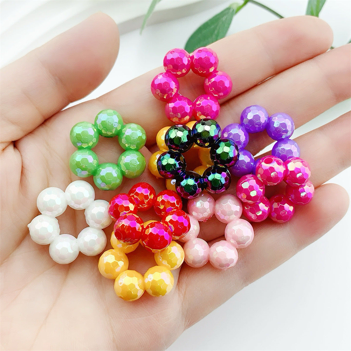 FS2313-Random Mixed Color UV Bead Frame Fit For Beadable Pens