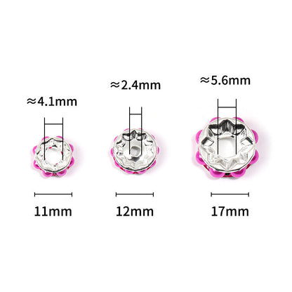 FS2454-12mm Random Mixed Color Pearl Spacer Fit For Beadable Pens