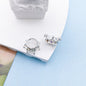 [KM1638]- 12MM Bling Bling Sparkling Metal Small Crown Spacers for Beads