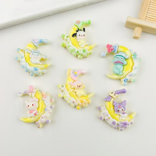 FS4960- Sanrio Moon Resin Charms