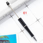 [KM2342]- 10 Pieces/Bag Solid Color Plastic Regular Beadable Pens