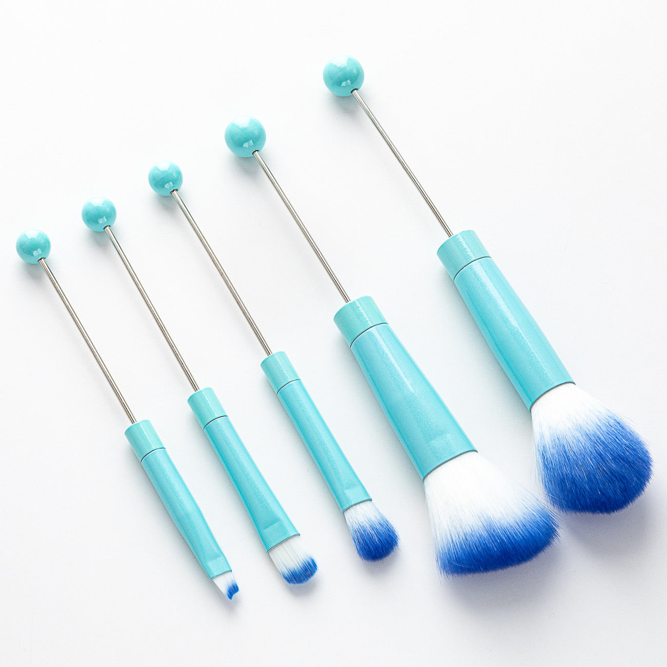 1 Set (5Pieces) Beadable Makeup Brushes