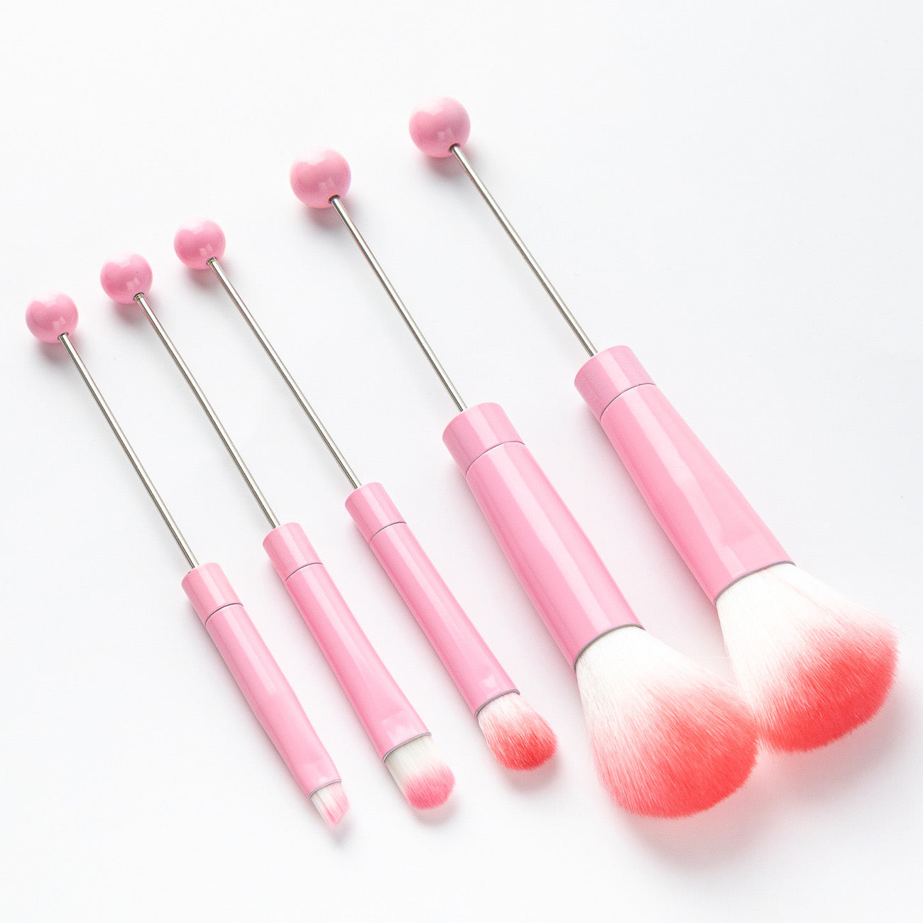 1 Set (5Pieces) Beadable Makeup Brushes