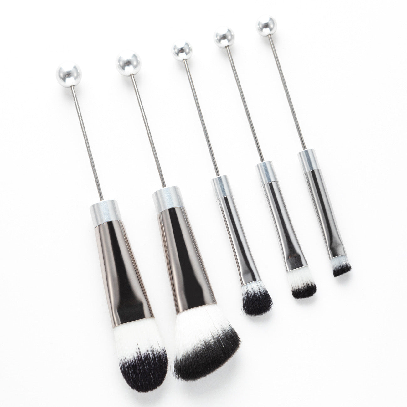 1 Set (5Pieces) Beadable Makeup Brushes