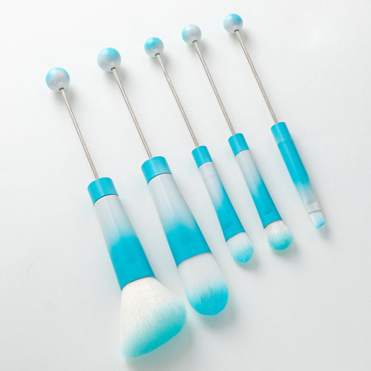 1 Set (5Pieces) Beadable Makeup Brushes