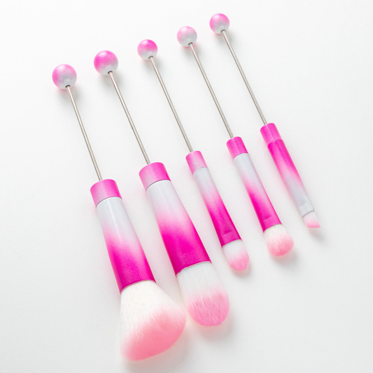 1 Set (5Pieces) Beadable Makeup Brushes