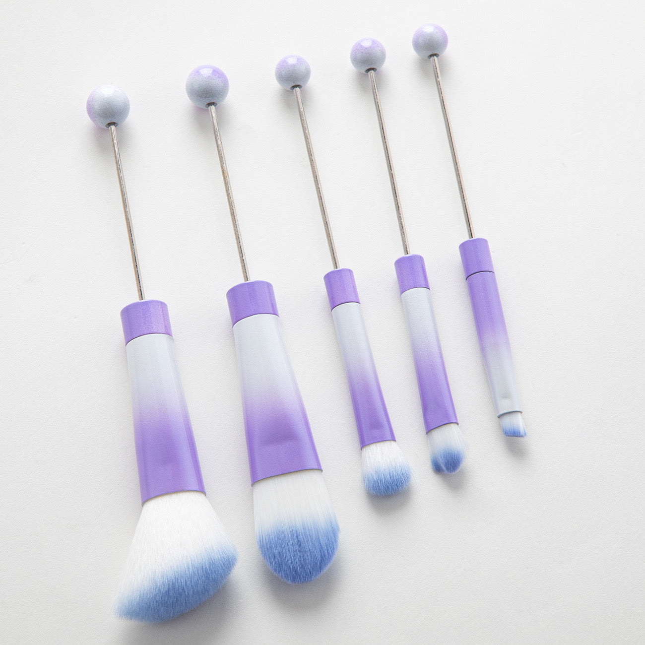 1 Set (5Pieces) Beadable Makeup Brushes