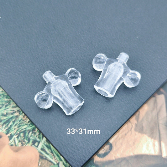 FS0882- 31mm Clothing Acrylic Base Beads For Clothes