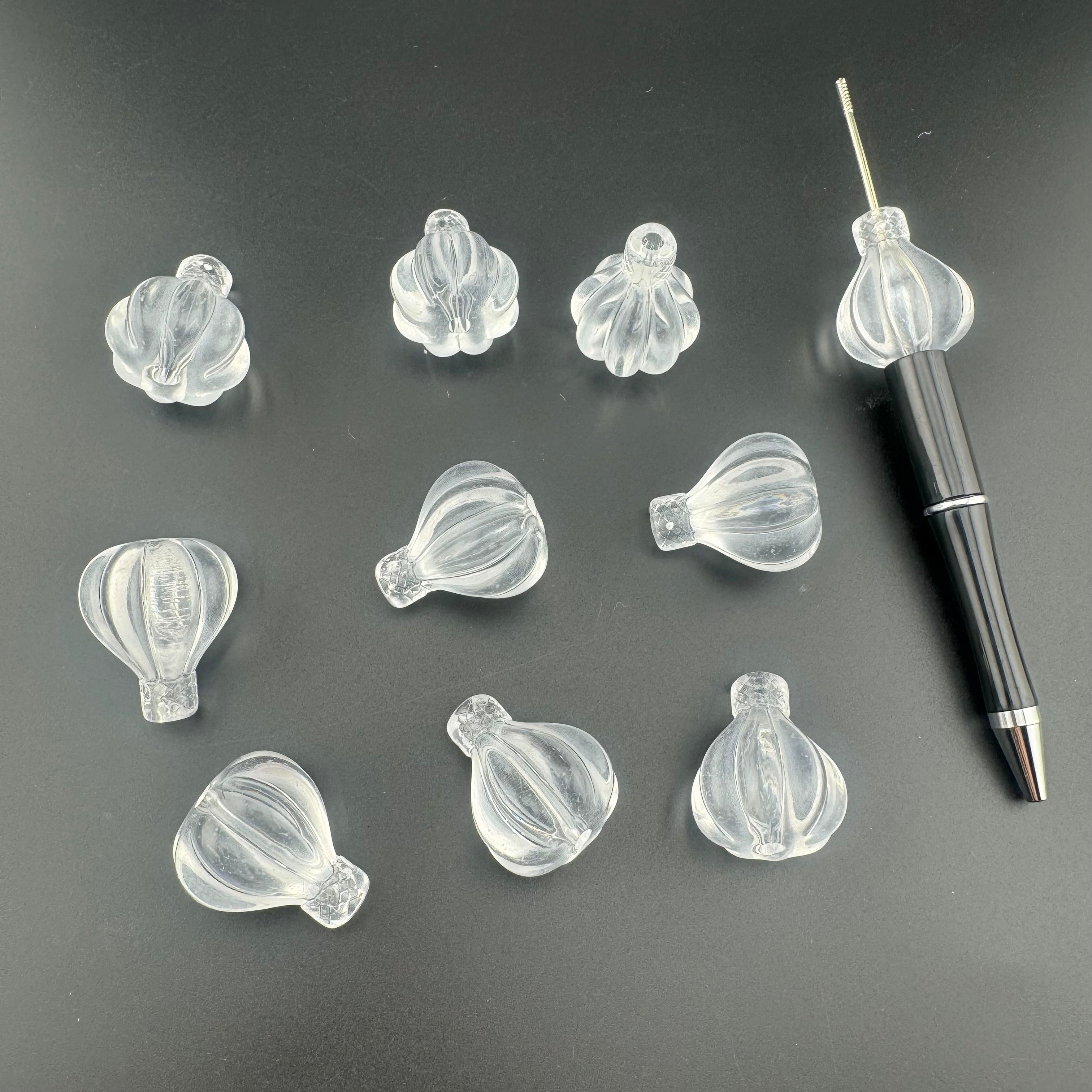 25*30MM Clear Balloon Based Beads Fit For Beadable Pens