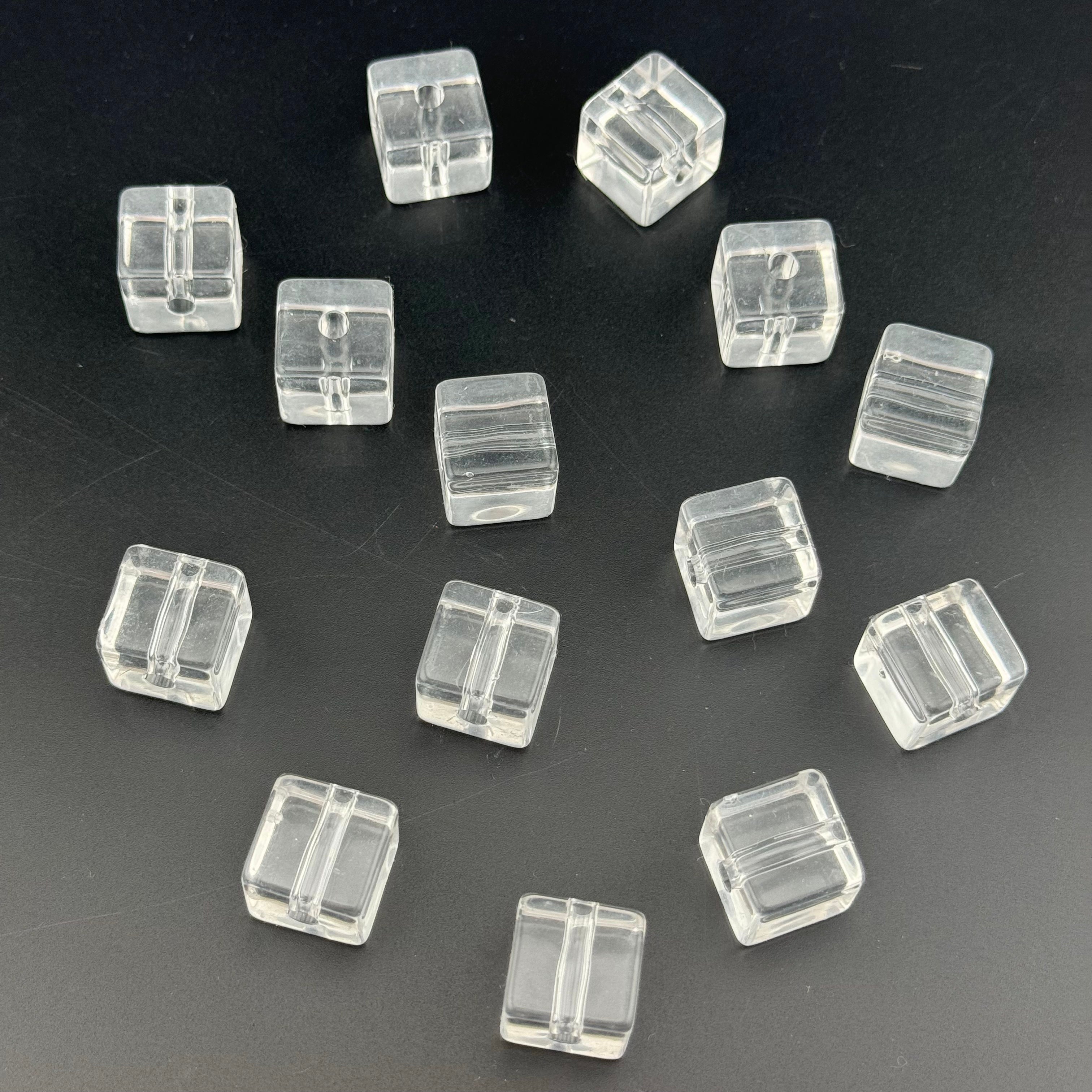 16MM Transparent Square Bottom Based Beads Fit Pens