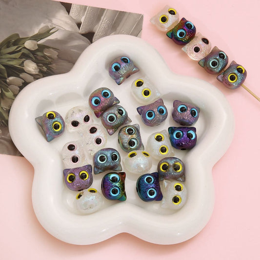 FS0929- Owl Acrylic Beads