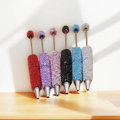 FS2817-Full Diamonds Sparkling Beadable Fancy Pens