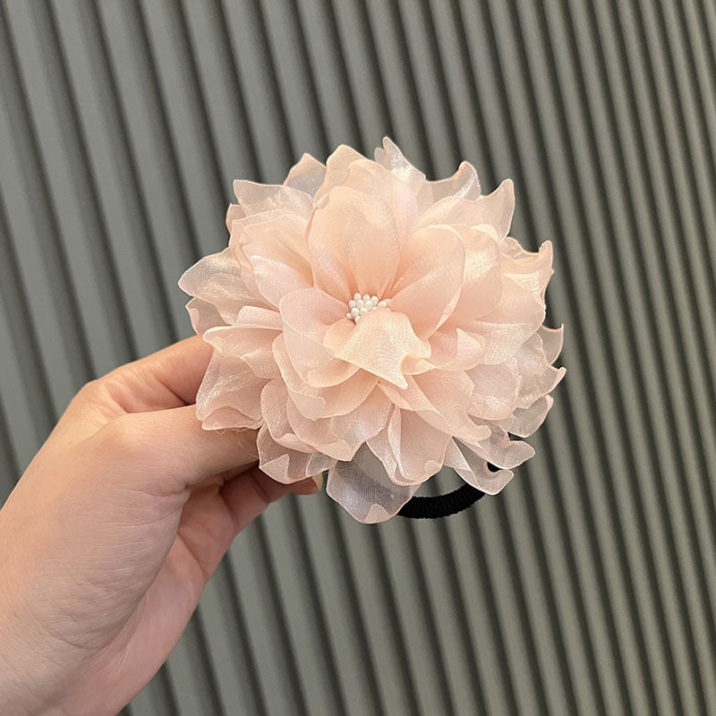 FS0996- 105MM Fabric Flower Charms, Flower Accessories, Fabric Patches