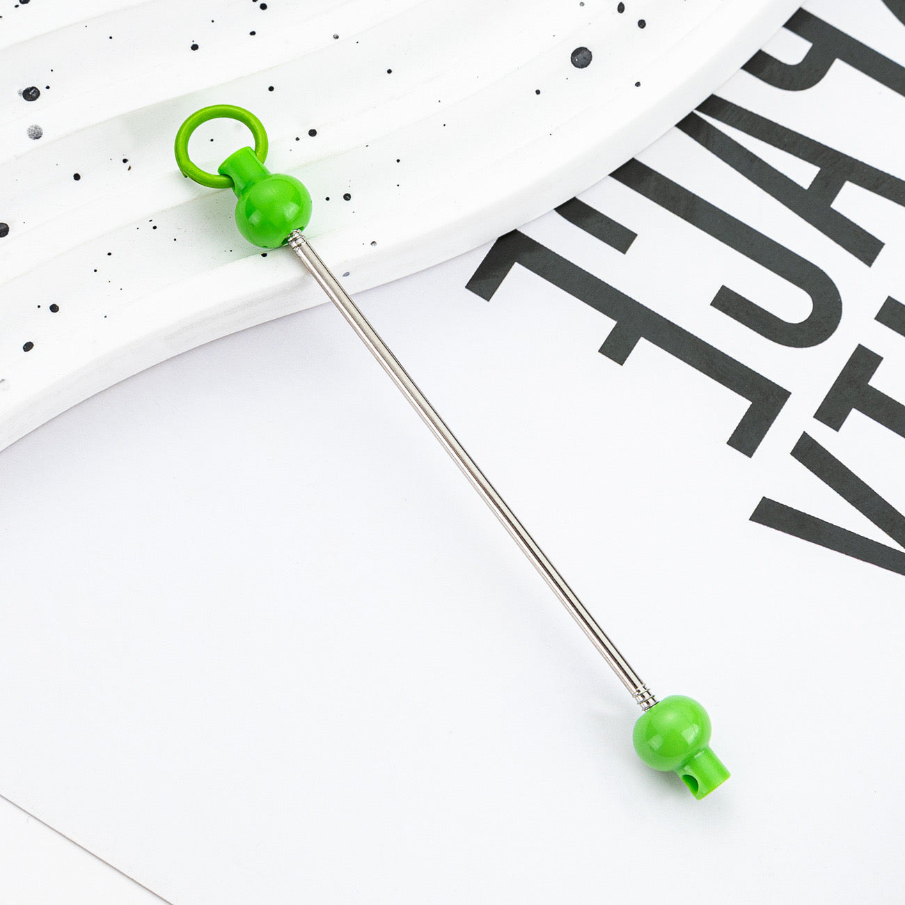 FS0155- DIY Beadable Bar for Keychains in Solid Colors