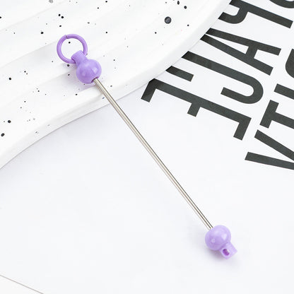 FS0155- DIY Beadable Bar for Keychains in Solid Colors