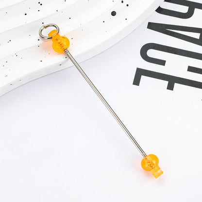 FS0155- DIY Beadable Bar for Keychains in Solid Colors