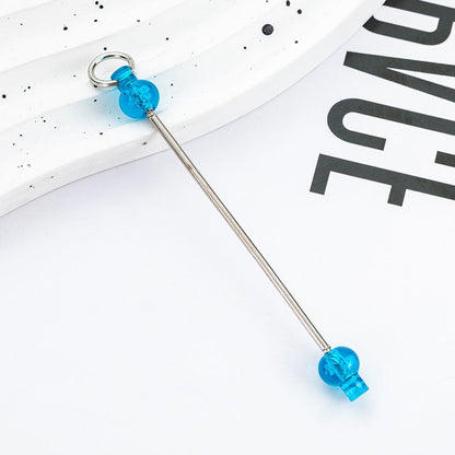 FS0155- DIY Beadable Bar for Keychains in Solid Colors