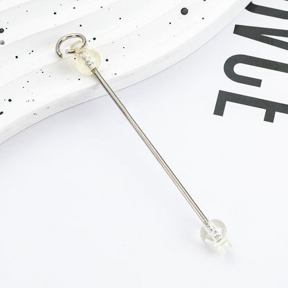 FS0155- DIY Beadable Bar for Keychains in Solid Colors