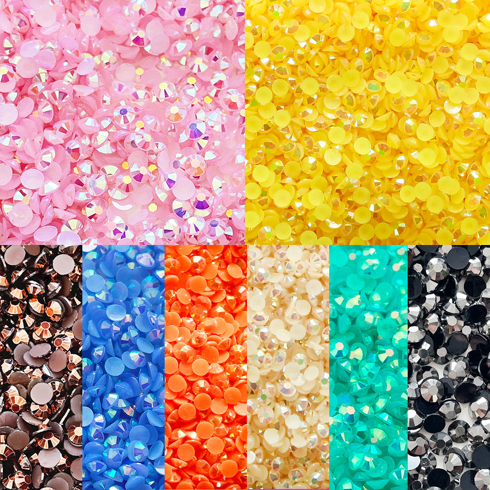 3 MM Non Hotfix Jelly Rhinestones For Making Fancy Pen Or Fancy Bead