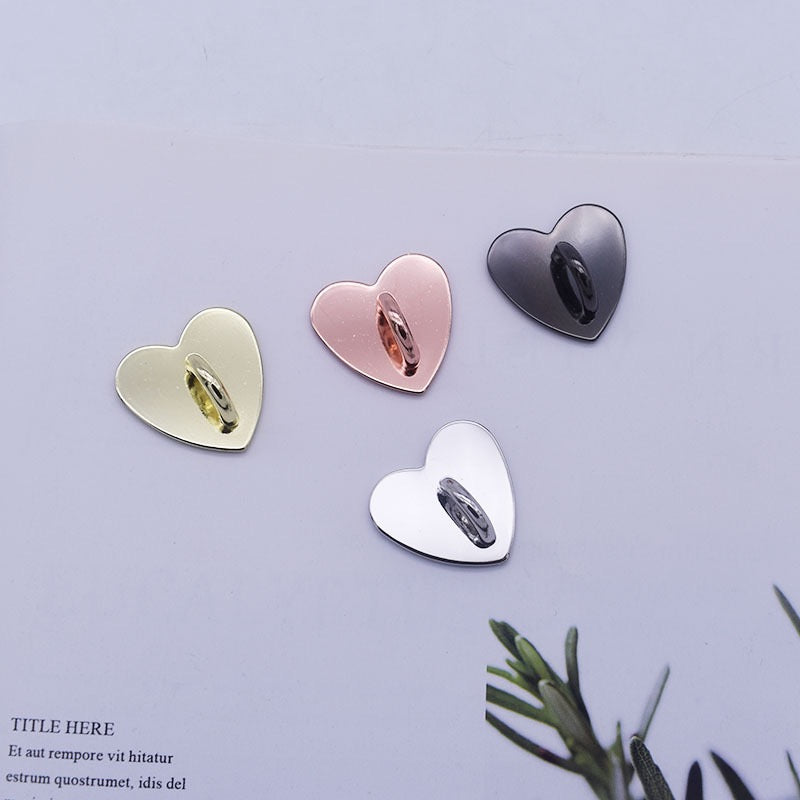 25mm Size Metal Heart Phone Holders