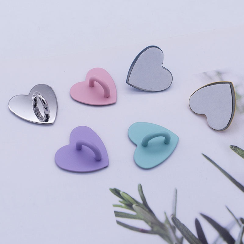 25mm Size Metal Heart Phone Holders