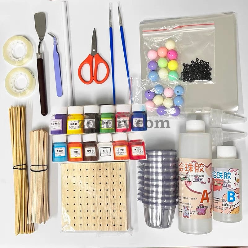 Painting Kit For Making Handpainted Beads Or Handpainted Pen