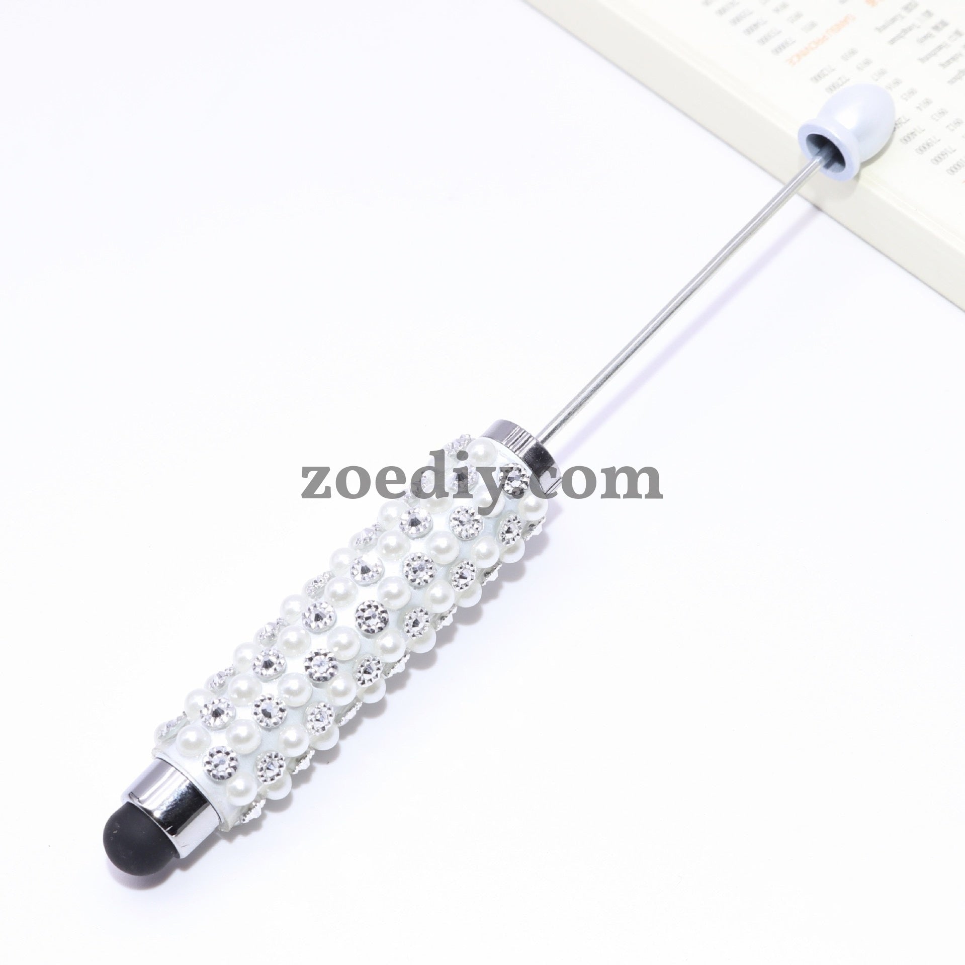 FS1492-Pearl Fancy Beadable Touch Pen