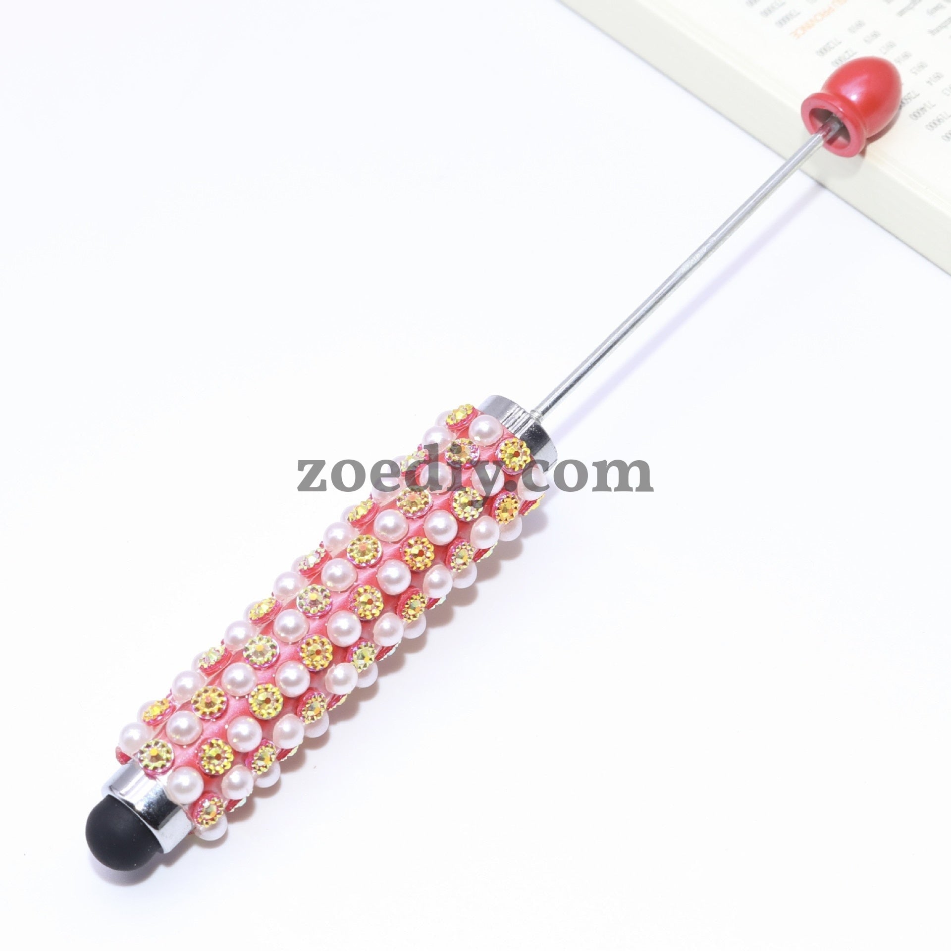 FS1492-Pearl Fancy Beadable Touch Pen