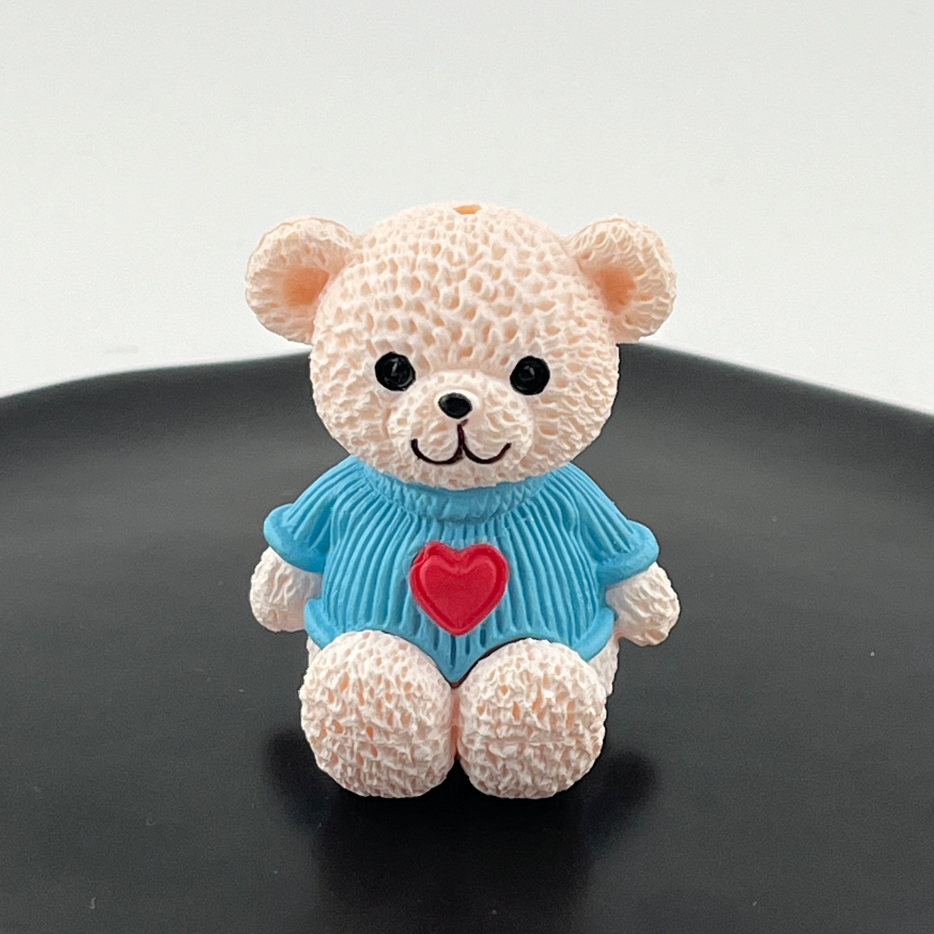 FS1508-Cute Teddy Bear Resin Beads Fit For Beadble Pens