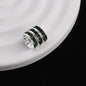 [KM0077]- 12MM Metal Circle Spacers with Rhinestones in Solid Colors