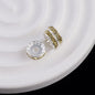 [KM0077]- 12MM Metal Circle Spacers with Rhinestones in Solid Colors
