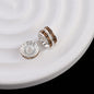 [KM0077]- 12MM Metal Circle Spacers with Rhinestones in Solid Colors