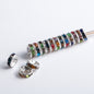 [KM0077]- 12MM Metal Circle Spacers with Rhinestones in Solid Colors