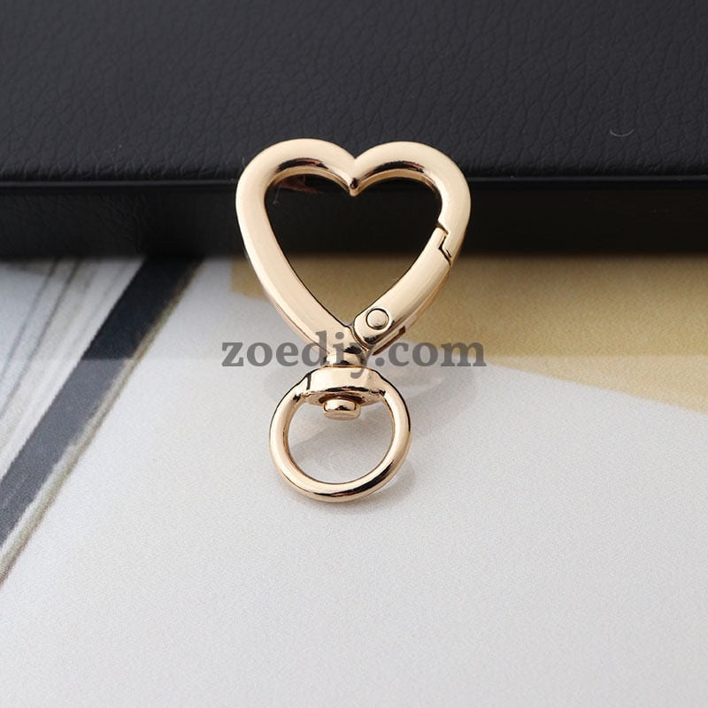 FS1560-41*26mm Heart Keychain Ring