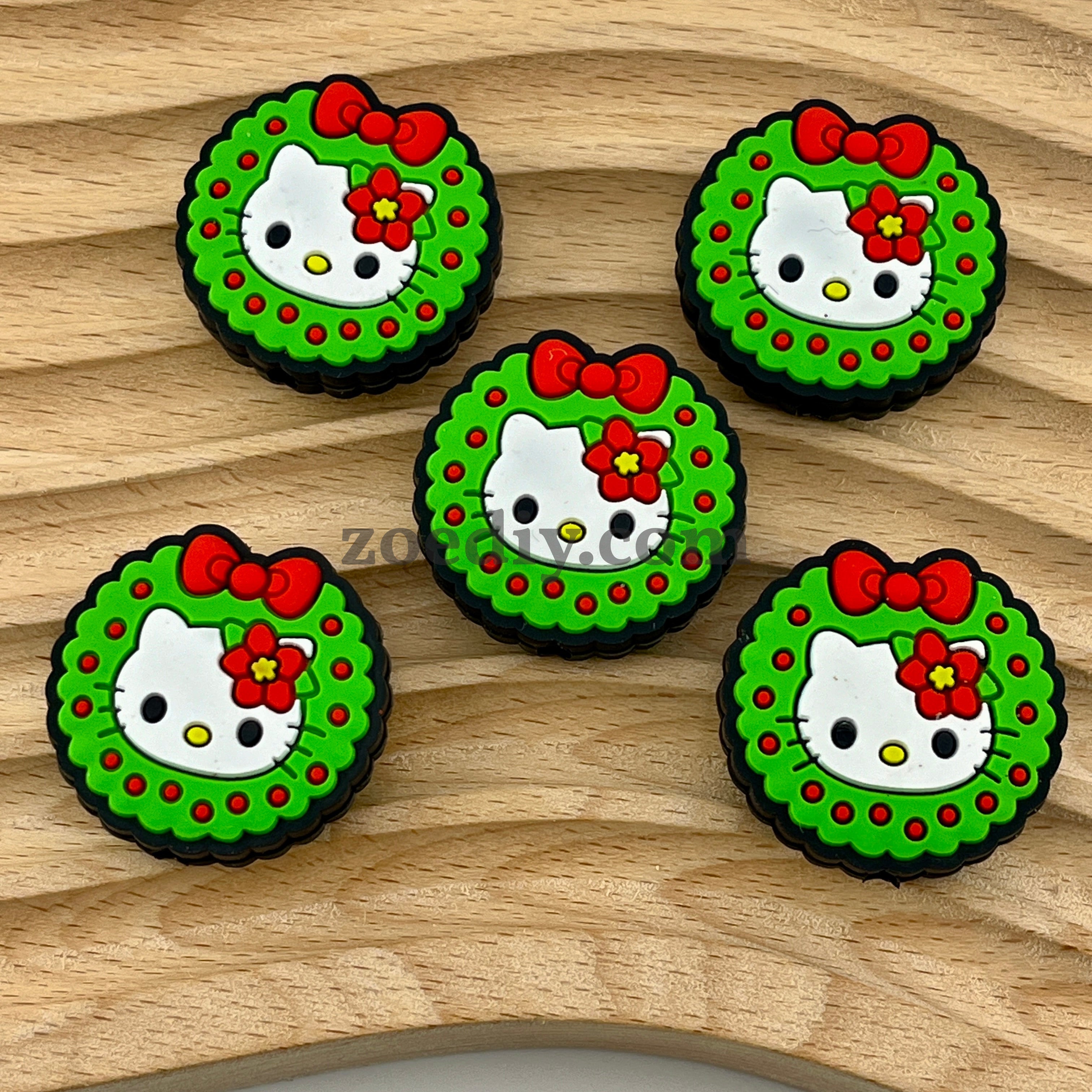 FS1534-Christmas HK Silicone Focal Beads