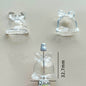 [KM0871]- 33MM Clear Bells Shaker Box Beads, Fit For Beadable pens